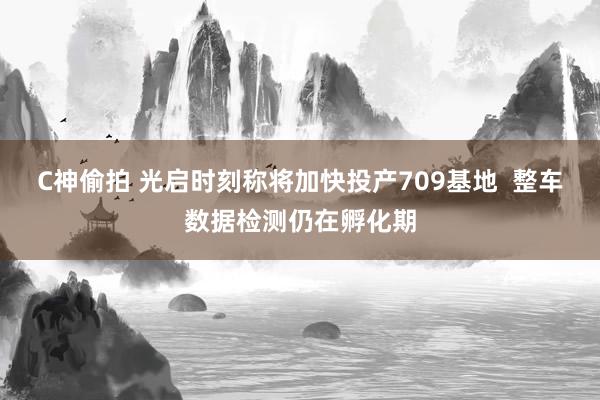 C神偷拍 光启时刻称将加快投产709基地  整车数据检测仍在孵化期