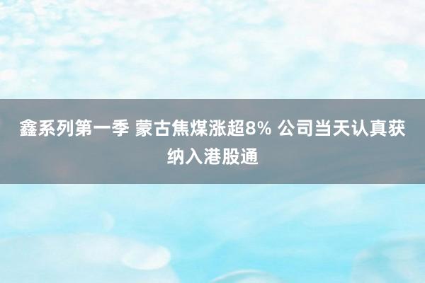 鑫系列第一季 蒙古焦煤涨超8% 公司当天认真获纳入港股通