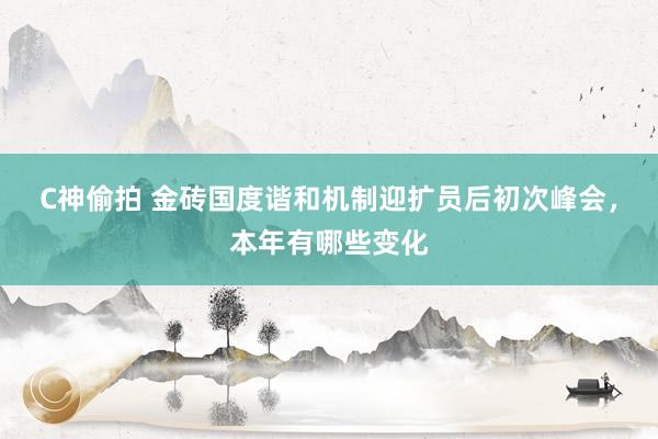 C神偷拍 金砖国度谐和机制迎扩员后初次峰会，本年有哪些变化