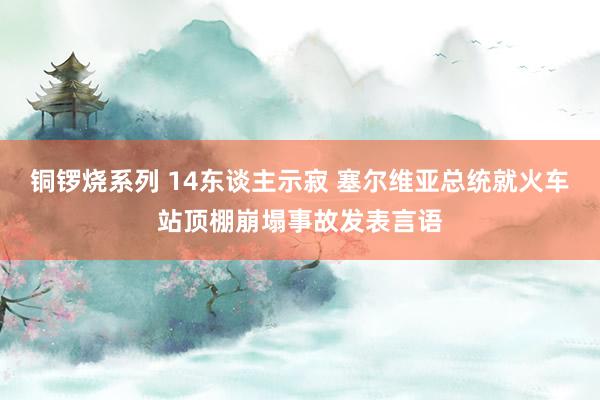 铜锣烧系列 14东谈主示寂 塞尔维亚总统就火车站顶棚崩塌事故发表言语