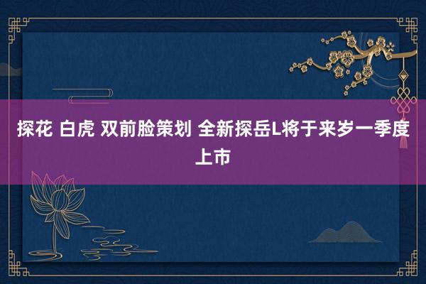 探花 白虎 双前脸策划 全新探岳L将于来岁一季度上市